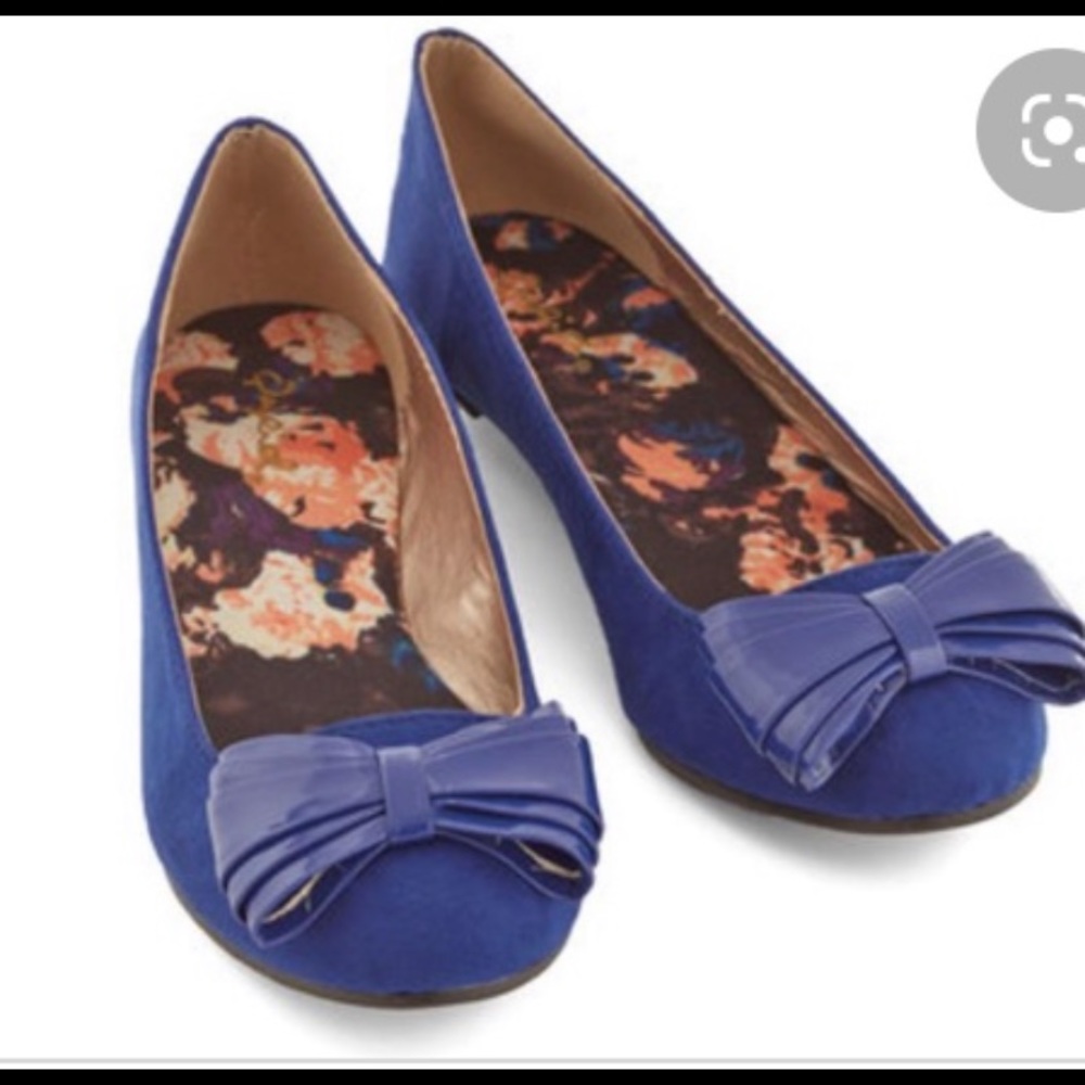 Blue flats from ModCloth.